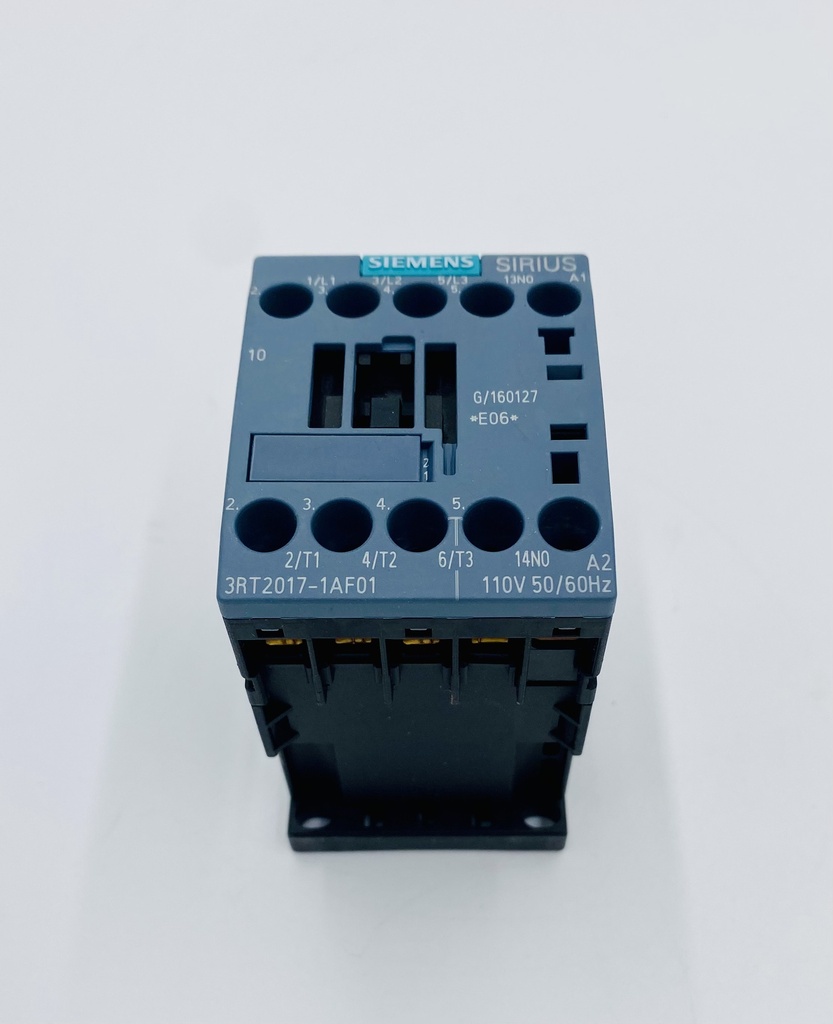 CONTACTOR CORRIENTE ALTERNA 3RT2017-1AF01 110VAC 12A AC3 5,5KW 1 NA 50/60HZ