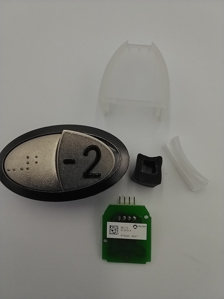 CONJUNTO PULSADOR ARCA II BRAILLE Nº -2
