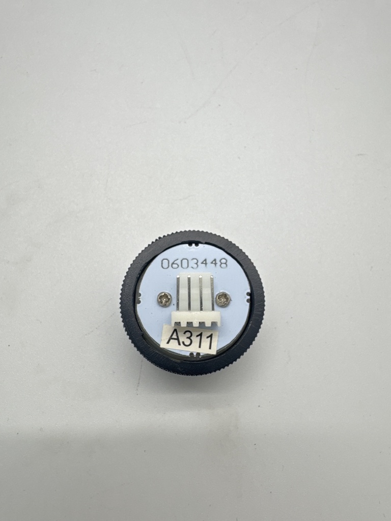PULSADOR OTIS 2000 FAA25090A111- CROMADO ANILLO LUMINOSO ROJO COPIA   