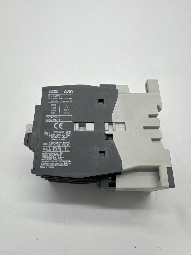 CONTACTOR CORRIENTE ALTERNA  ABB 15KW - 55A
