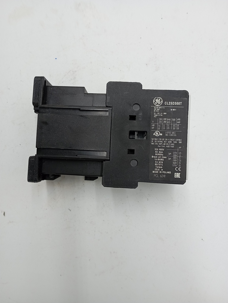 CONTACTOR DE POTENCIA CORRIENTE CONTINUA CL25D 125VCC 25A