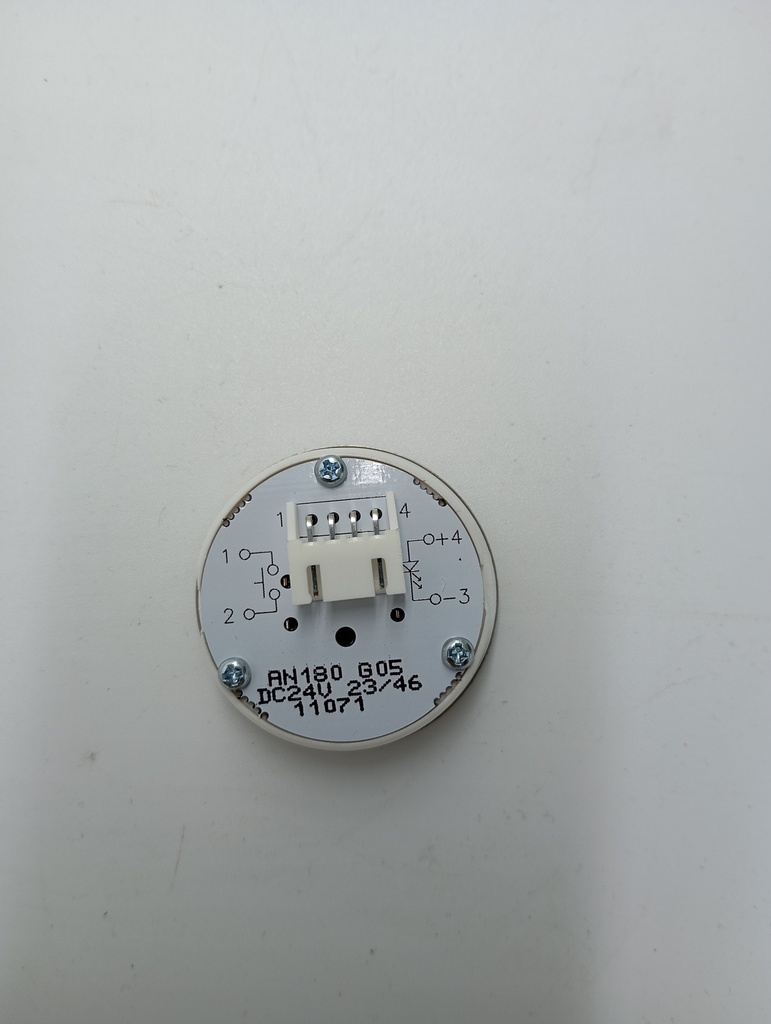 BOTON PULSADOR REDONDO CABINA  LED AZUL Nº 20