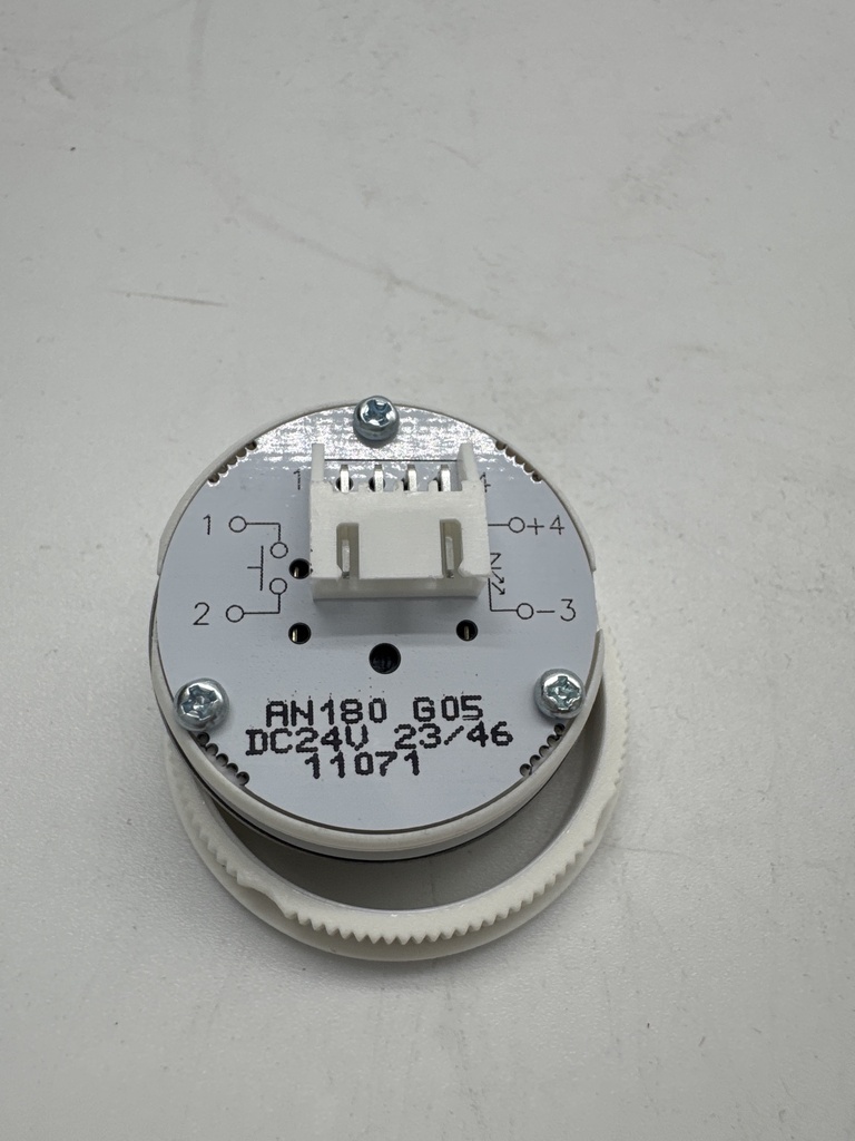 BOTON PULSADOR REDONDO CABINA  LED AZUL Nº 1