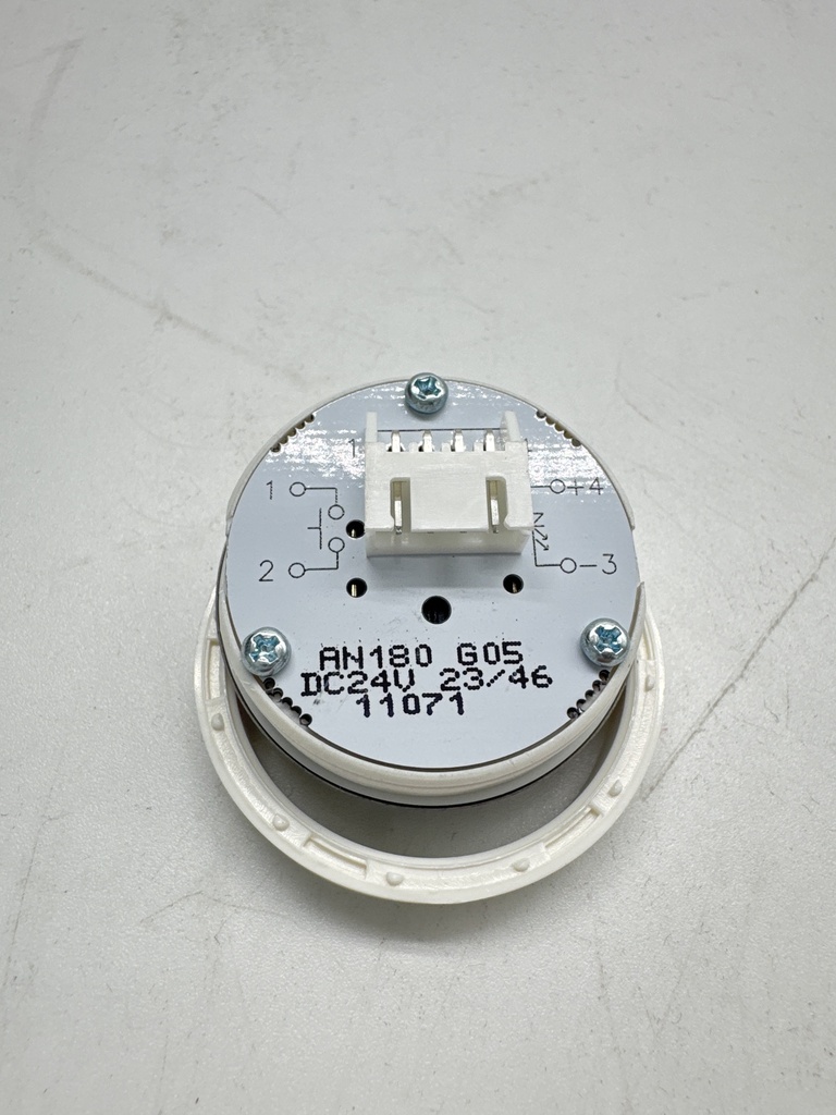 BOTON PULSADOR REDONDO CABINA  LED AZUL Nº 14