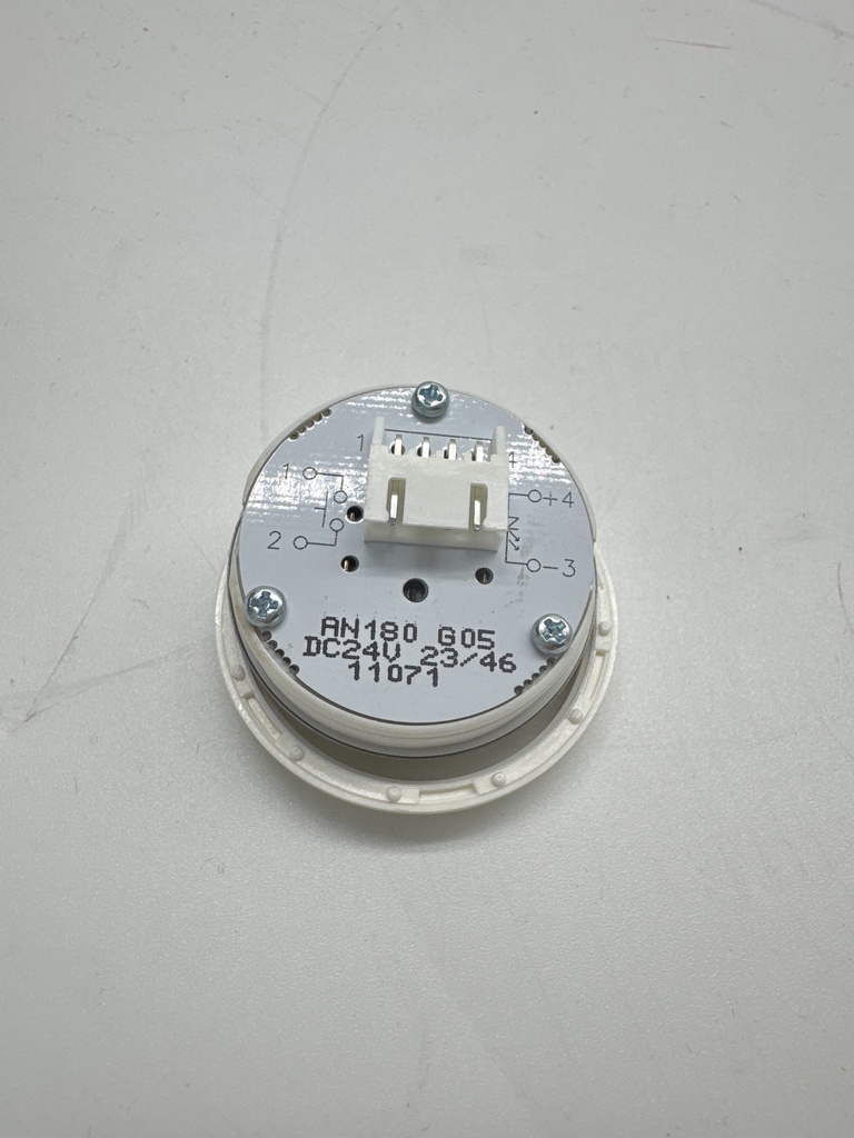 BOTON PULSADOR REDONDO CABINA  LED AZUL Nº 21