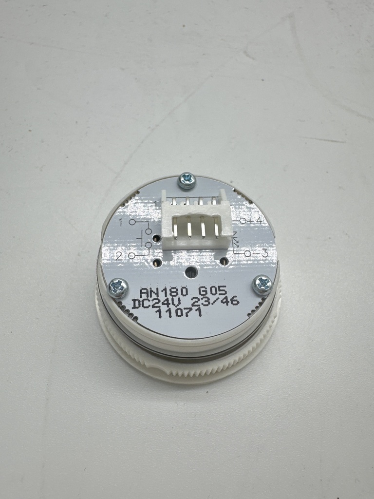 BOTON PULSADOR REDONDO CABINA  LED AZUL Nº 11