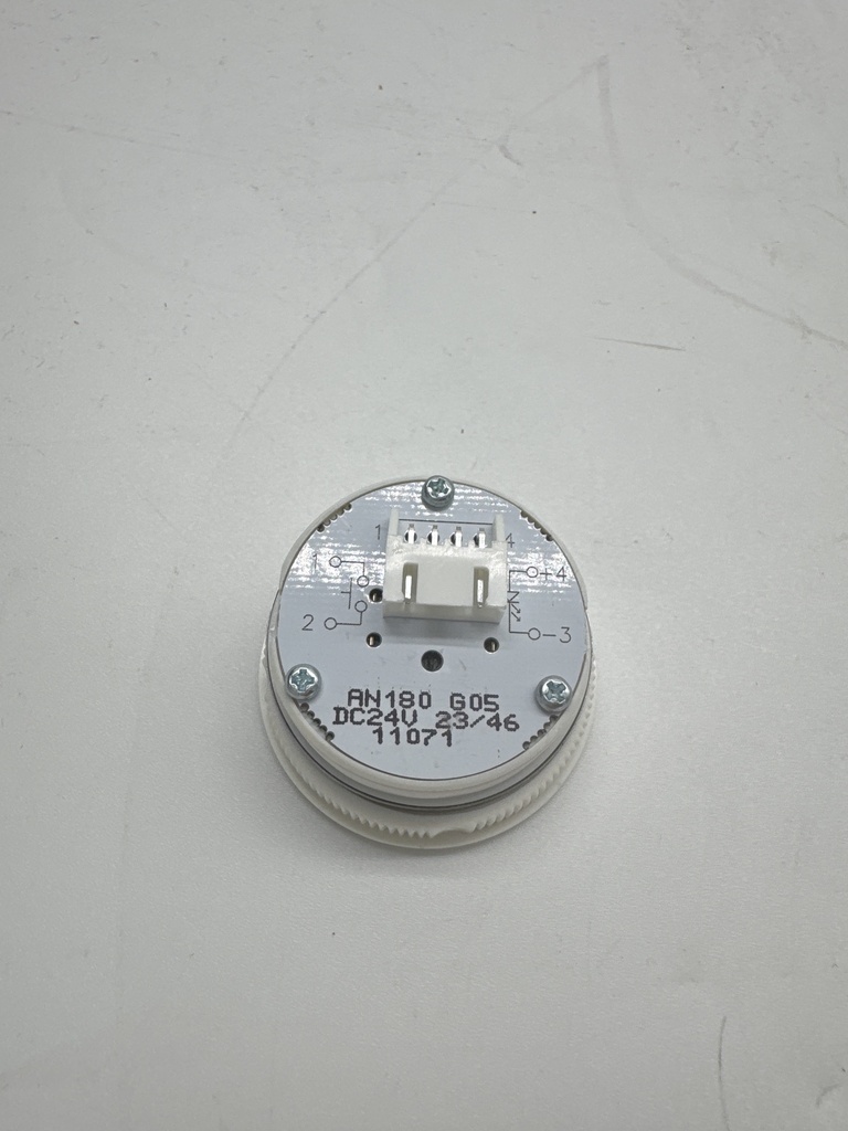 BOTON PULSADOR REDONDO CABINA  LED AZUL Nº 4