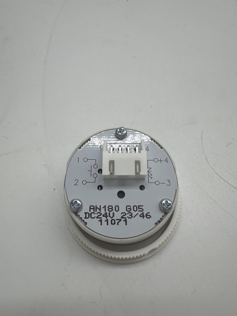 BOTON PULSADOR REDONDO CABINA  LED AZUL Nº 19