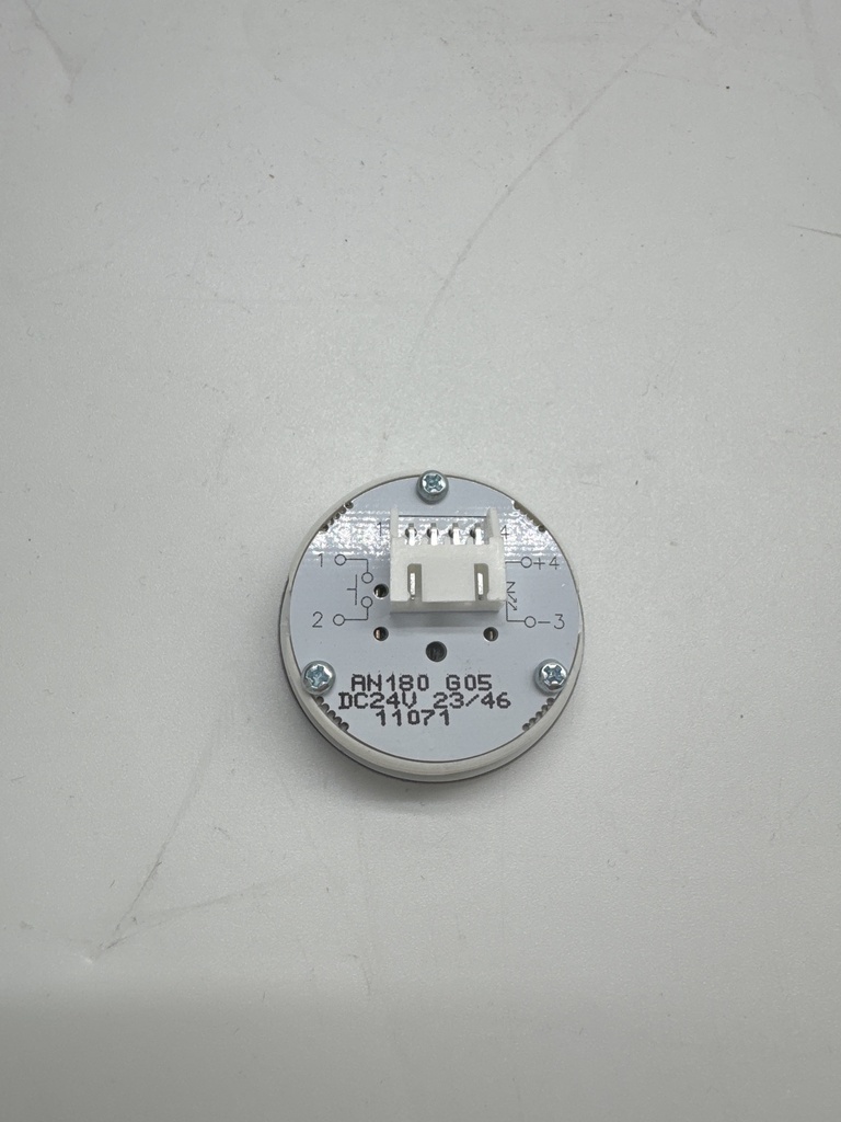 BOTON PULSADOR REDONDO CABINA  LED AZUL Nº 16