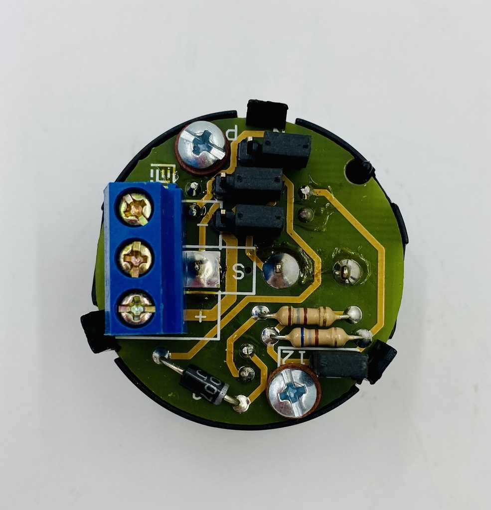 BOTON PULSADOR PISO LED ROJO BAJAR
