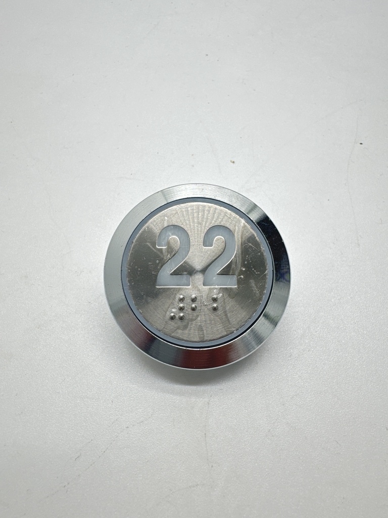 BOTON PULSADOR CABINA Nº 22
