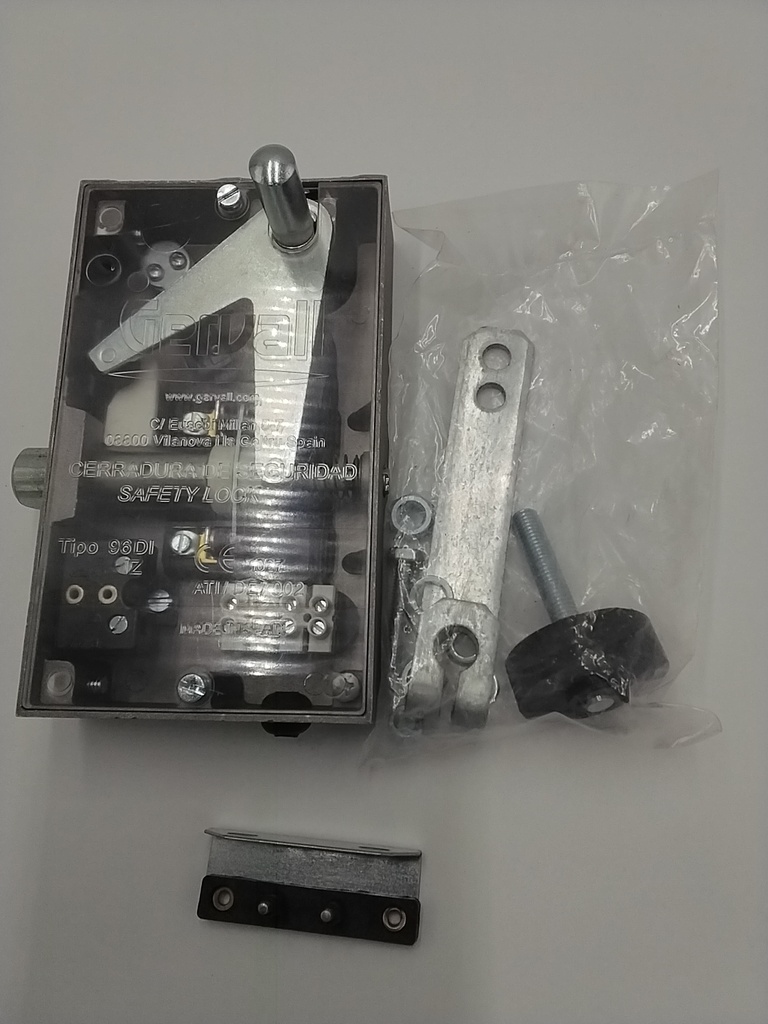 CERRADURA 096 IZQ PEST.BISELADO ACCIO.LAT (ENCLA.DE SEG.X CENTRO)(03.096IZ.)(AA)   