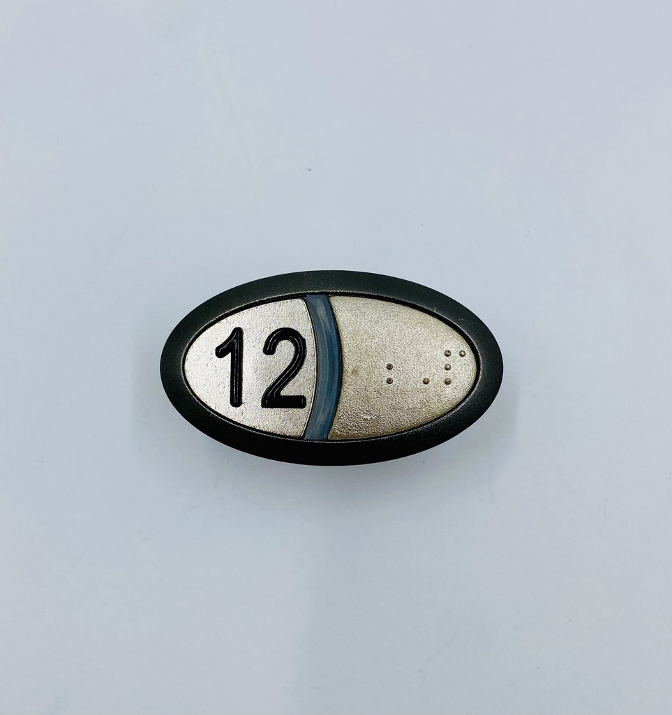 CONJUNTO PULSADOR ARCA II BRAILLE Nº 12