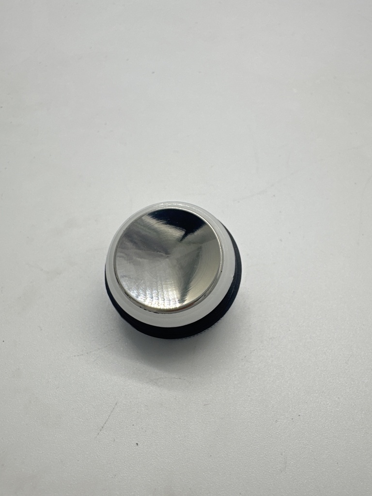 PULSADOR OTIS 2000 FAA25090A111- CROMADO ANILLO LUMINOSO ROJO COPIA   