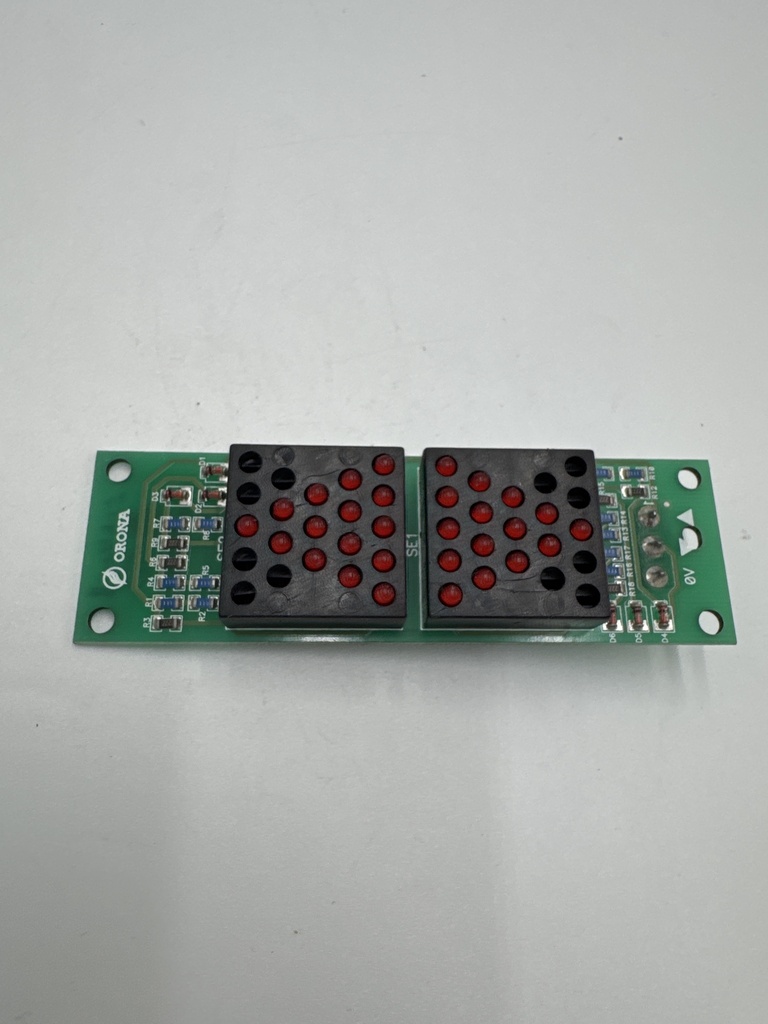 PLACA CIRCUITO FLECHA LED EMBOCADURA ( 6VCOMUN:0V)  