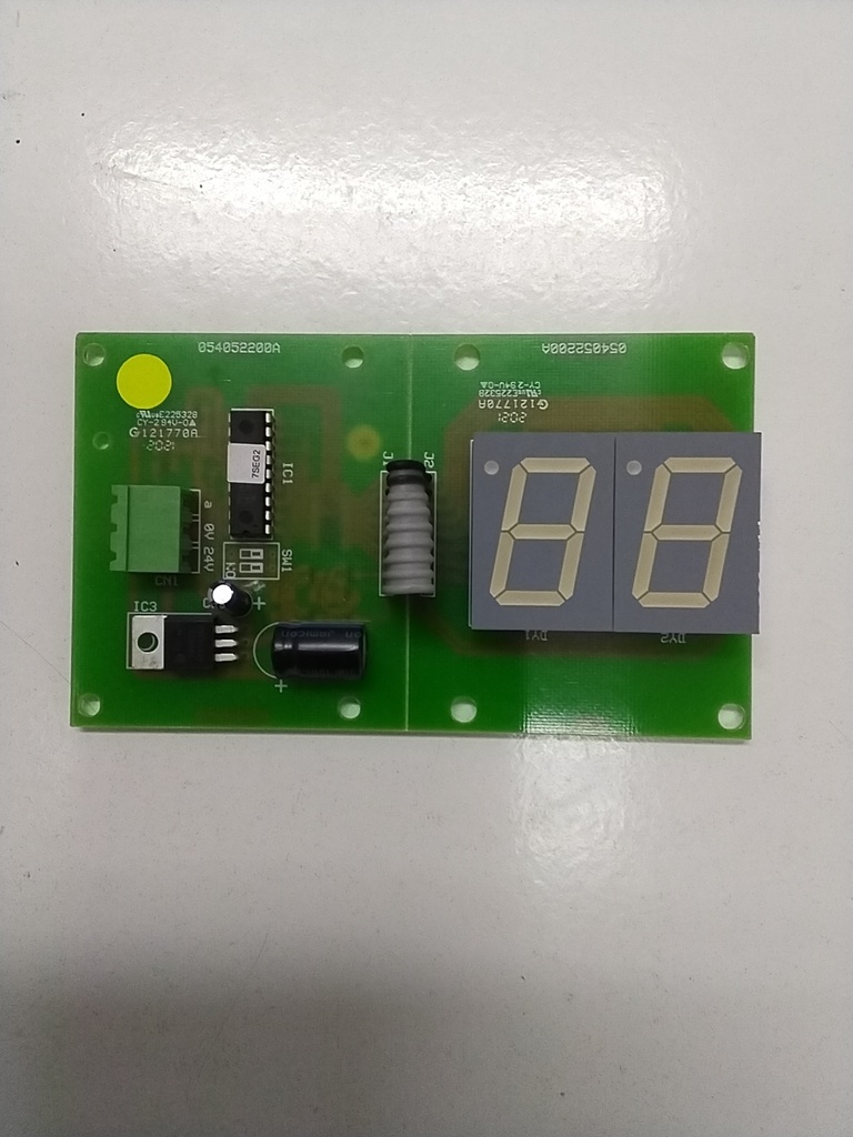 PLACA CIRCUITO INDICADOR DE POS. 7 SEG. 24V  