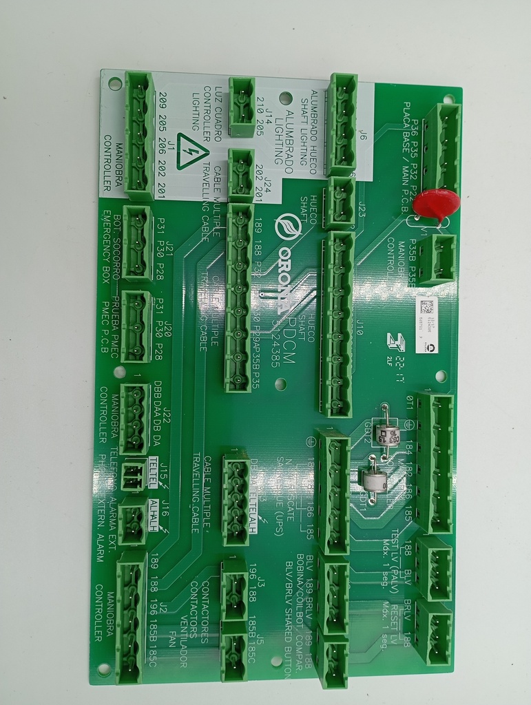 PLACA CIRCUITO PLACA DISTRIBUCION CUADRO MANIOBRA  V2  PDCM
