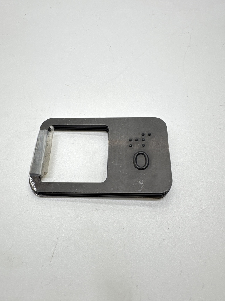 PLACA INSCRIPCION BRAILLE Nº 0 
