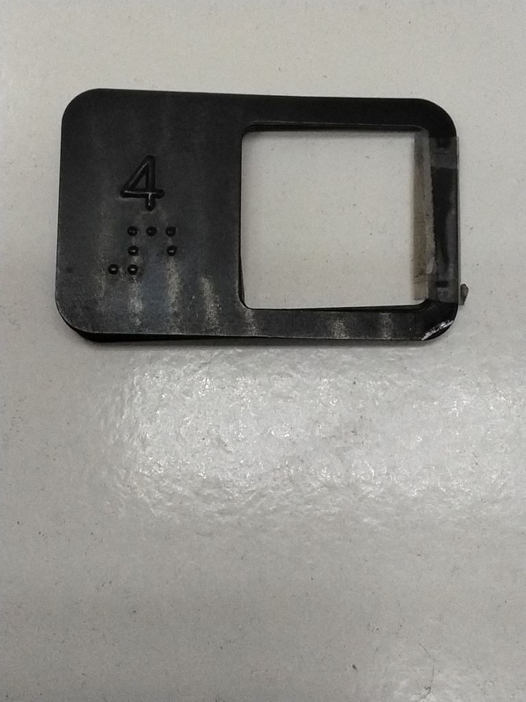 PLACA INSCRIPCION BRAILLE Nº 4 