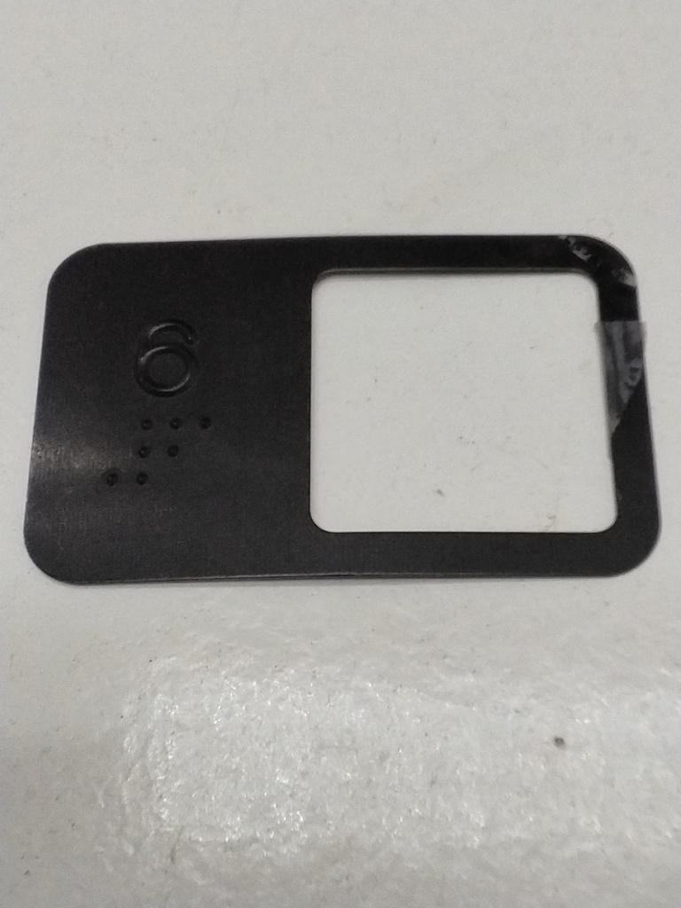 PLACA INSCRIPCION BRAILLE Nº 6 