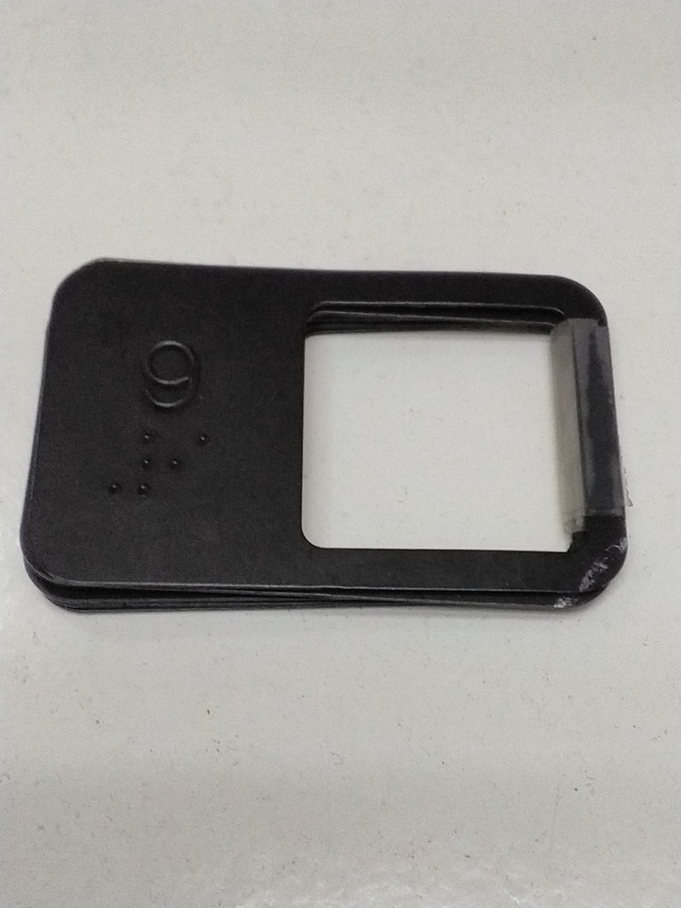 PLACA INSCRIPCION BRAILLE Nº 9 