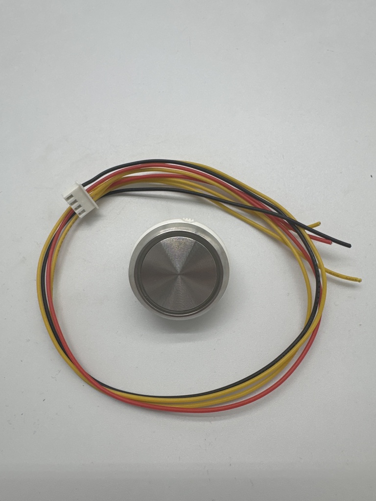 PULSADOR PB-12 ANTIVANDALICO LED AZUL 24V (PB-12B)(AA)   