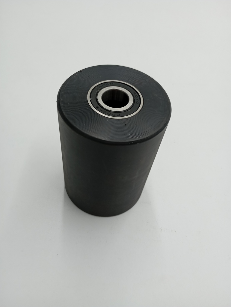 RODILLO PARA GUIA CADENA DE COMPENSACION DE 90X65MM CON 2 RODAMIENTOS 6002 2RS   