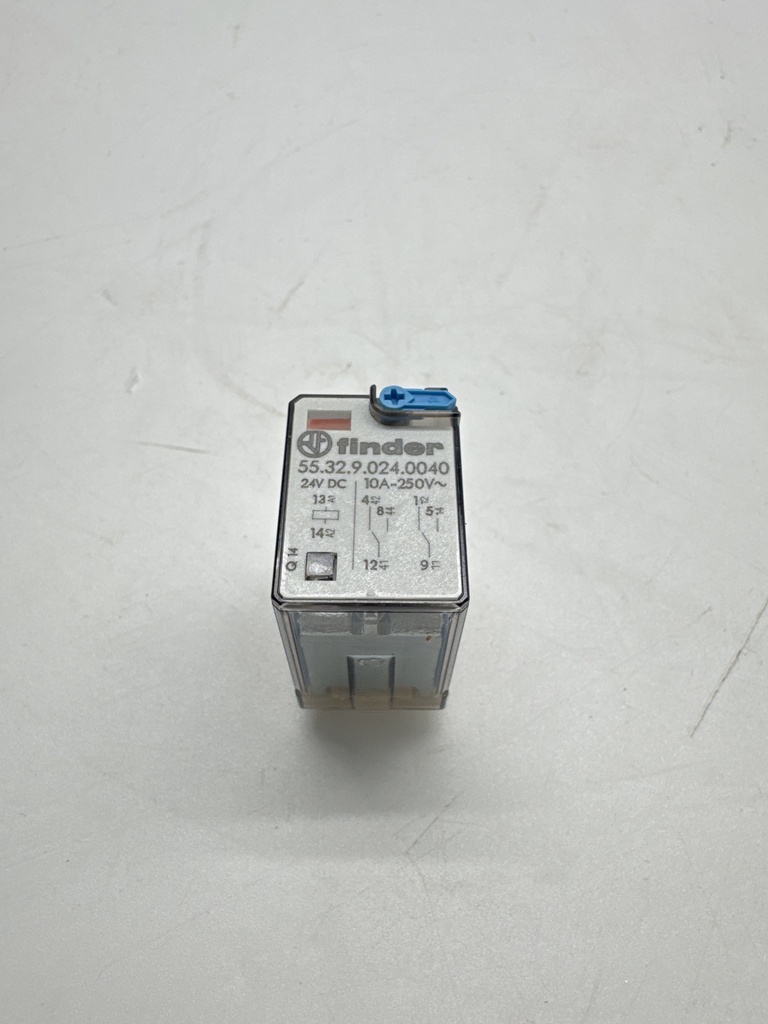 RELE AUX. SERIE 55 2P. 10 A. BOB 24 VDC   