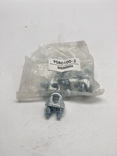 [9080100-2] BOLSA DE 8 SUJETAC.PARA CABLE DE 8MM   
