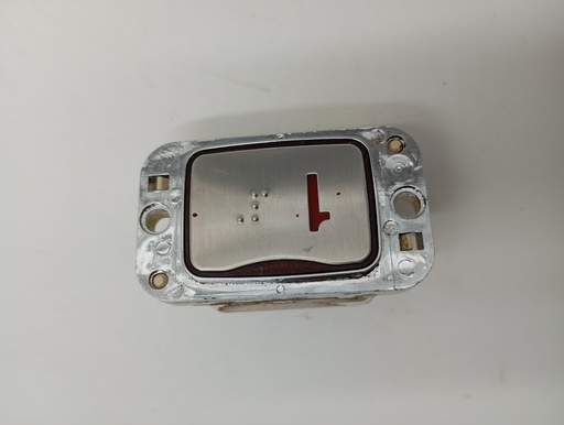 [GENERICO-842] BOTON PULSADOR AK-24 CABINA COLOR ROJO Nº 1