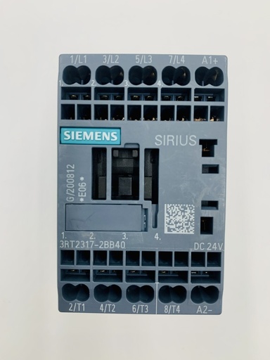 [5106010-2] CONTACTOR 4P DC-24V 12A SIEMENS (3RT2317-2BB40) /