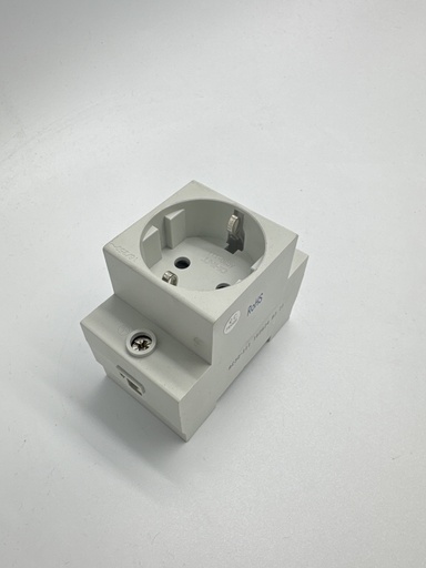 [3316216CH] ENCHUFE HEMBRA 2P, 16AMP, TIPO SCHUKO, A RIEL DIN   