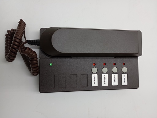 [5123600-2] (A PEDIDO) INTERFONO PORTERIA 4 CAB.REKOBA P6A21-4-Z10(FC)