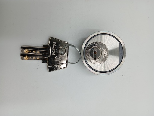 [5113805-59] INTERRUPTOR A LLAVE CABINA 1 SALIDA ( LLAVE Nº 59 ) CHAPA DE ANULACIÓN DE LLAMADO INTERIOR DE CABINA