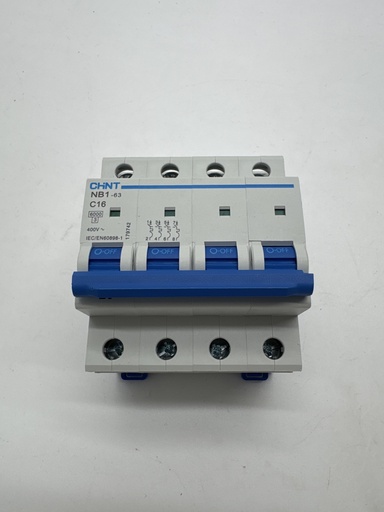 [5109082-2] INTERRUPTOR AUTOMATICO 4P 16A CHINT O-NB1-4-16C(FC)   