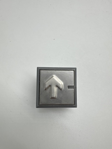 [2574AA] PLACA + PULSADOR THYSSEN MODULO MSPS LED ROJO