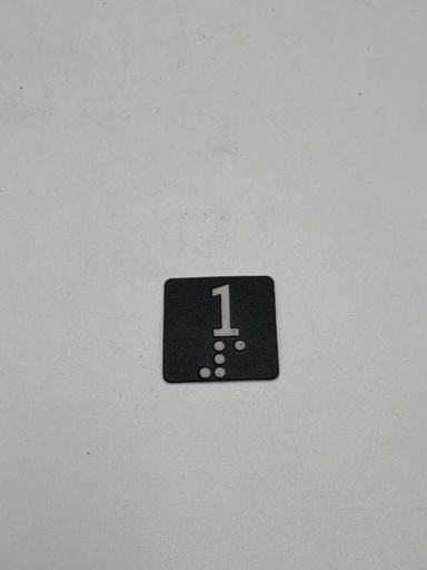 [6116612] PLACA INSCRIPCION POLICARBONATO Nº 1 