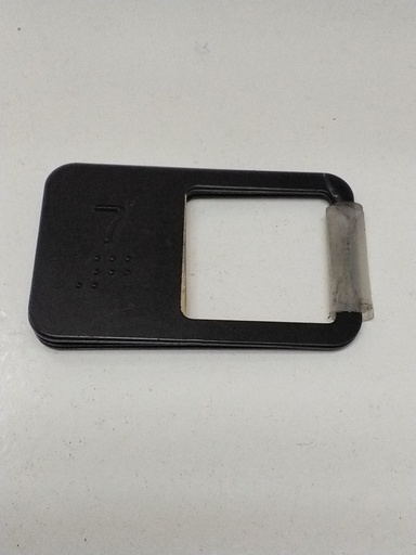 [6116814] PLACA INSCRIPCION BRAILLE Nº 7 