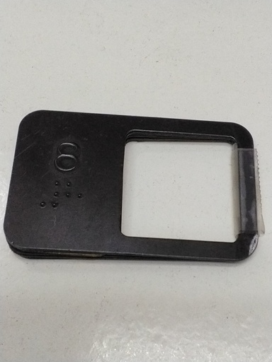 [6116815] PLACA INSCRIPCION BRAILLE Nº 8 