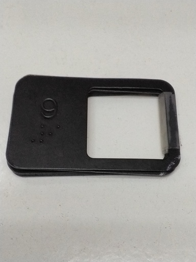 [6116816] PLACA INSCRIPCION BRAILLE Nº 9 