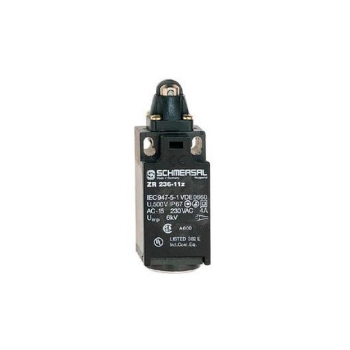 [2333AA] SWITCH FINAL DE CARRERA SCHMERSAL PISTON CON RODILLO ZS 236-11ZPR (18842702)/CC: 0817CCB001