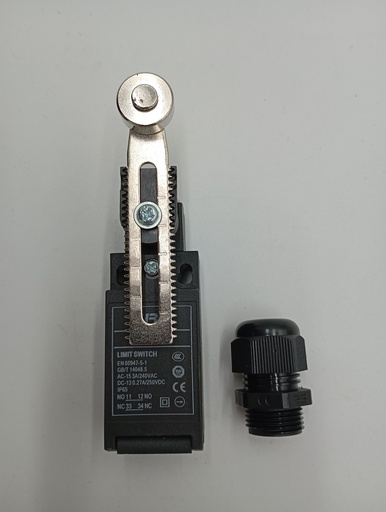 [1228AA] SWITCH FINAL DE CARRERA XZ-9308 BRAZO AJUSTABLE ROLD. 18MM (XURUI)(06.700.0B) (AA)   