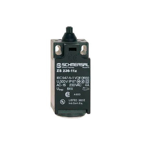 [2332AA] SWITCH FINAL DE CARRERA SCHMERSAL PISTON ZS 236-11ZP (18842502)/Retorno automático